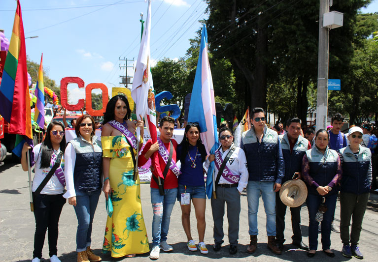 LA CODHEM, PRESENTE EN LA MARCHA LGBTT
