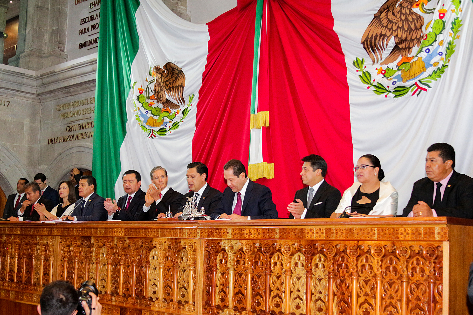 PRESENTA ALFREDO DEL MAZO MAZA LOS 4 EJES DE SU GOBIERNO