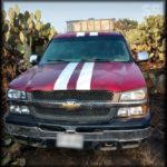 Camionetas de «probables» huachicoleros