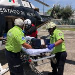 Tepetlaoxtoc, Méx.- Apoyo de los Relámpagos a víctimas de accidente