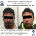 DETENIDOS POR LA POLICÍA MEXIQUENSE
