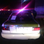 Auto utilizado por los atracadores capturados en Metepec