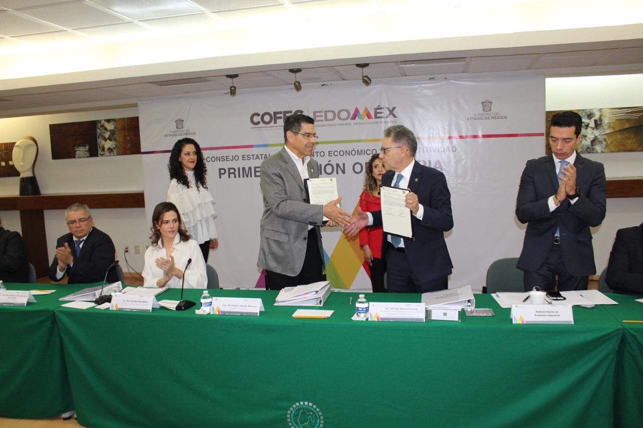 FIRMAN SEDECO Y UAEMEX CONVENIO PARA FORTALECER EL SISTEMA DE EVALUACIÓN DE METAS E INCENTIVOS DE CONSEJO ESTATAL DE FOMENTO ECONÓMICO