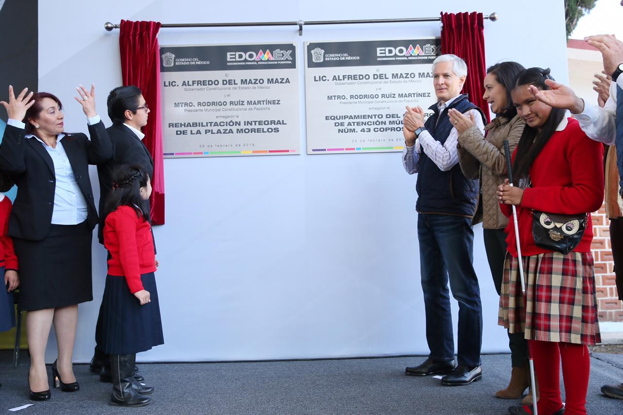 ANUNCIA ALFREDO DEL MAZO REHABILITACIÓN Y EQUIPAMIENTO PARA LOS CENTROS DE ATENCIÓN MÚLTIPLE DE LA ENTIDAD