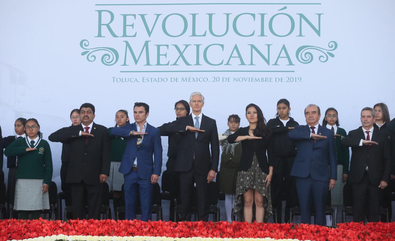 ENCABEZA ALFREDO DEL MAZO MAZA CEREMONIA POR EL 109 ANIVERSARIO DE LA REVOLUCIÓN MEXICANA