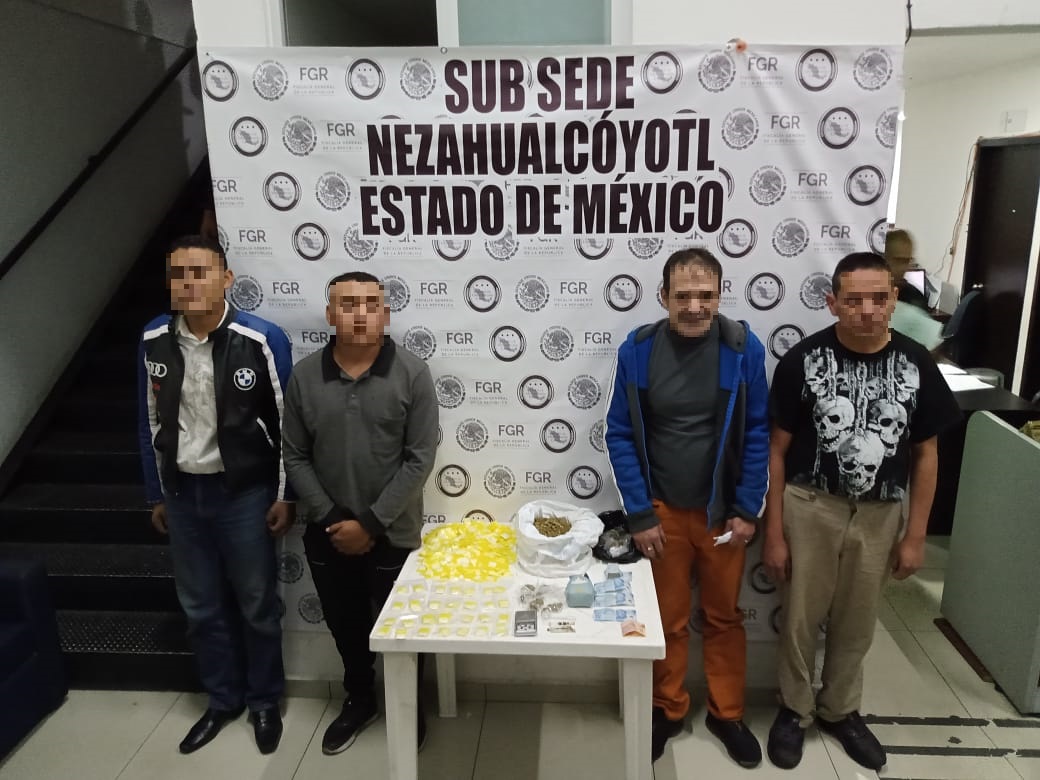 ASEGURA POLICÍA FEDERAL MÁS DE MIL ENVOLTORIOS CON DROGA EN DOMICILIO DE CD. NEZA