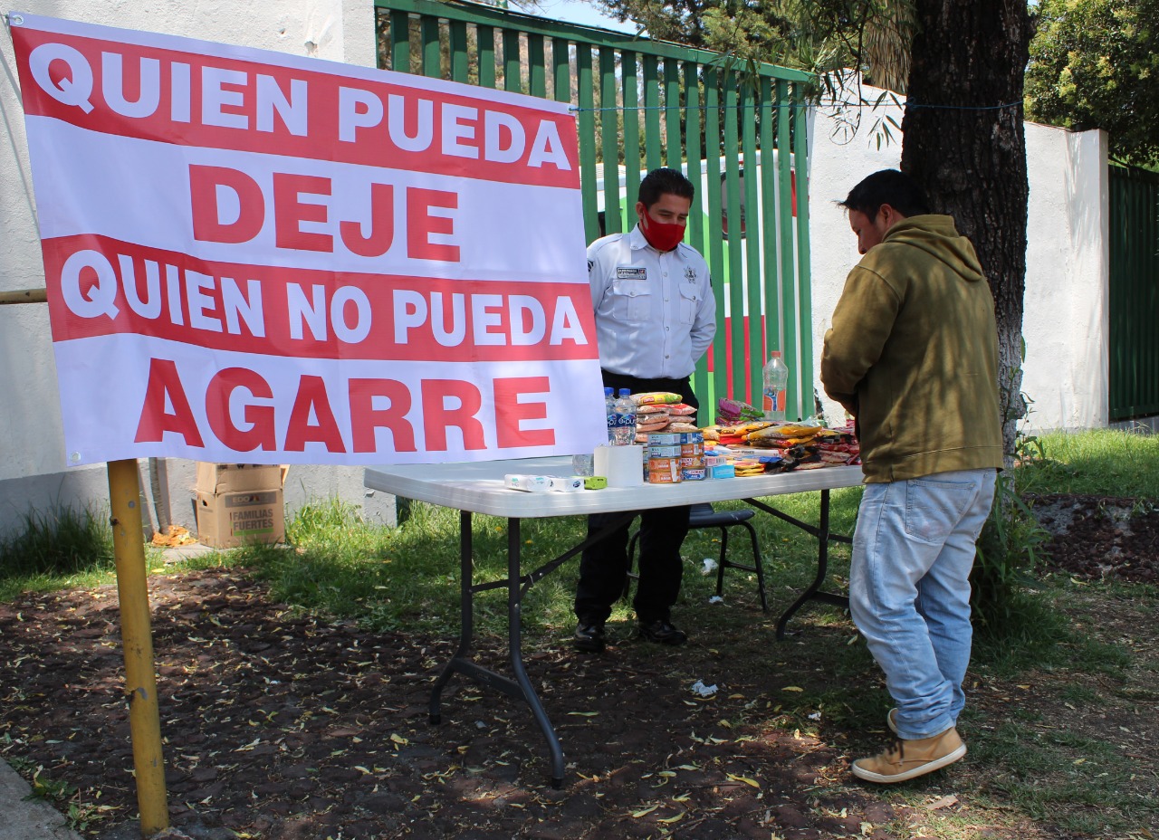 SECRETARÍA DE SEGURIDAD EDOMÉX INSTALA CENTRO DE ACOPIO PARA APOYAR A LA CIUDADANÍA ANTE CONTINGENCIA POR COVID-19