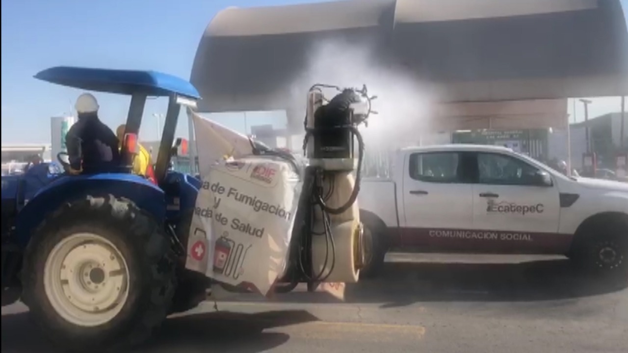 Ssanitizacion del Hospital Las Américas Ecatepec