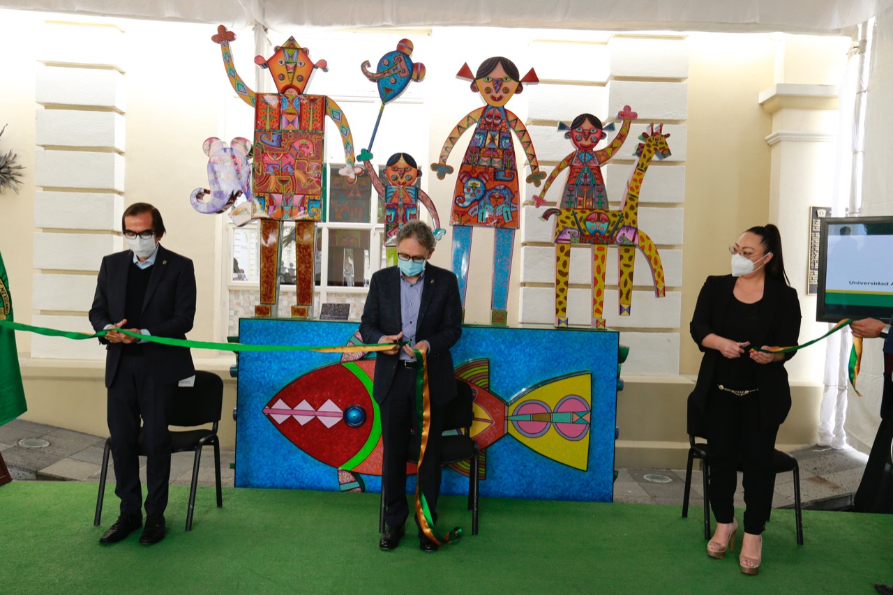 INAUGURA ALFREDO BARRERA «ALEGORÍAS, UN ELOGIO AL COLOR» EN RECTORÍA DE LA UAEM