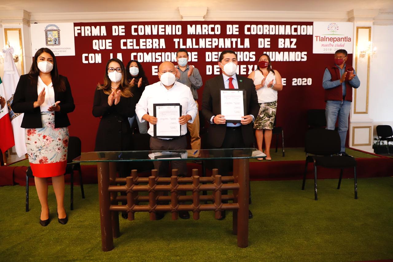 CONVENIO en Derechos Humanos Tlalnepantla - CODHEM 2020-10-23