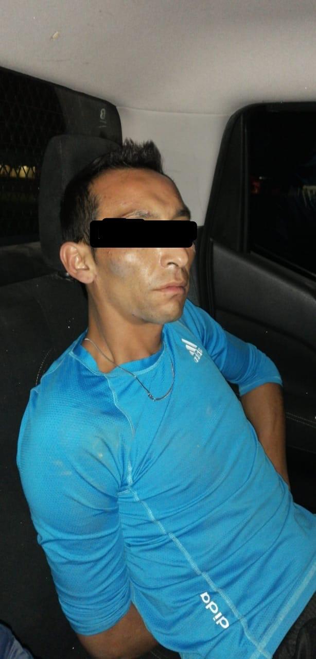 Uno de los seis delincuentes detenidos en Metepec 2020-10-16