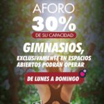 Reabren los Gimnasioe, pero sólo podrán funcionar en espacios abiertos. 2021-02-14