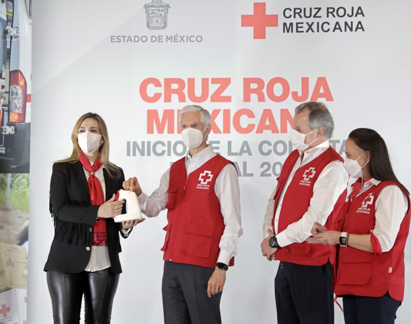 INICIAN LA COLECTA 2021 DE LA CRUZ ROJA EN EL EDOMÉX