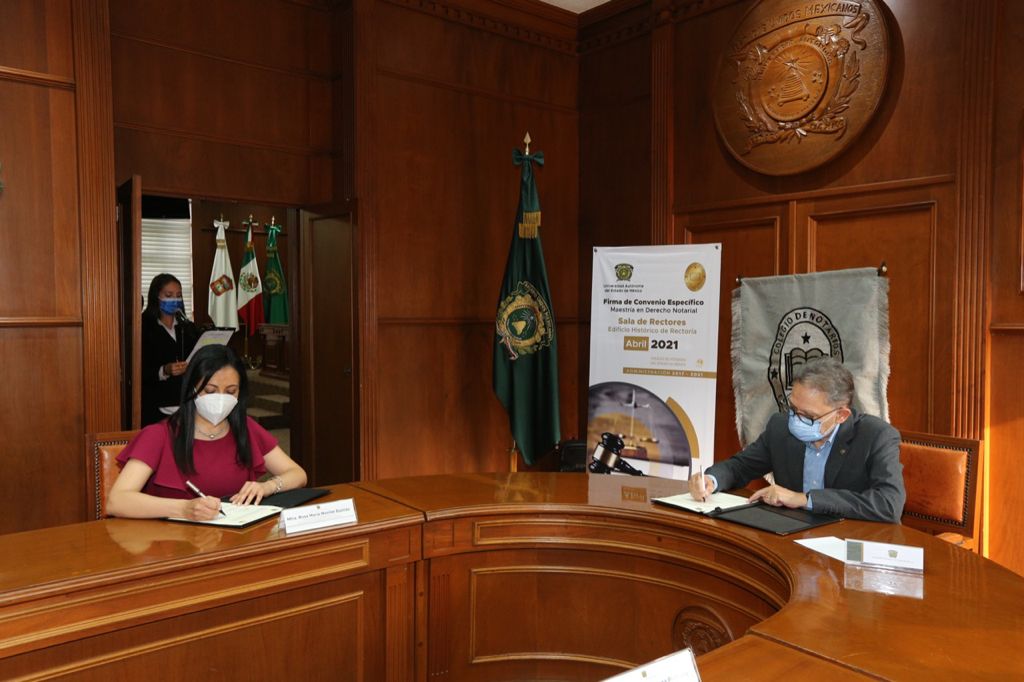 Convenio de la UAEM y el Colegio de Notarios para fortalecer la Educación a Distancia 0197 (1)