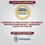 Semáforo Amarillo – comercio al mayoreo y menudeo