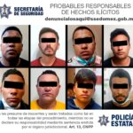 Detenidos por la policía mexiquense luego de amplio trabajo de inteligencia. SI LOS RECONOCE, DENÚNCIELOS