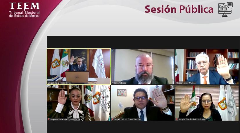 El Tribunal Electoral del Estado de México, TEEM, baja de la curul a tres diputados para lograr la equidad de género 16-VIII-2021