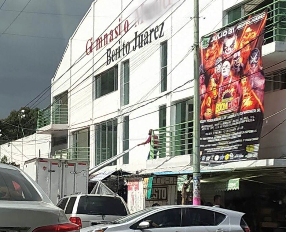 Gimnasio clausurado en Cuautitlán, México, por la COPRISEM. 2021-08-08