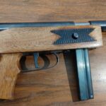 El arma calibre .22 que se le encontró al roba autos detenido en Nextlalpan. 1 de octubre de 2021