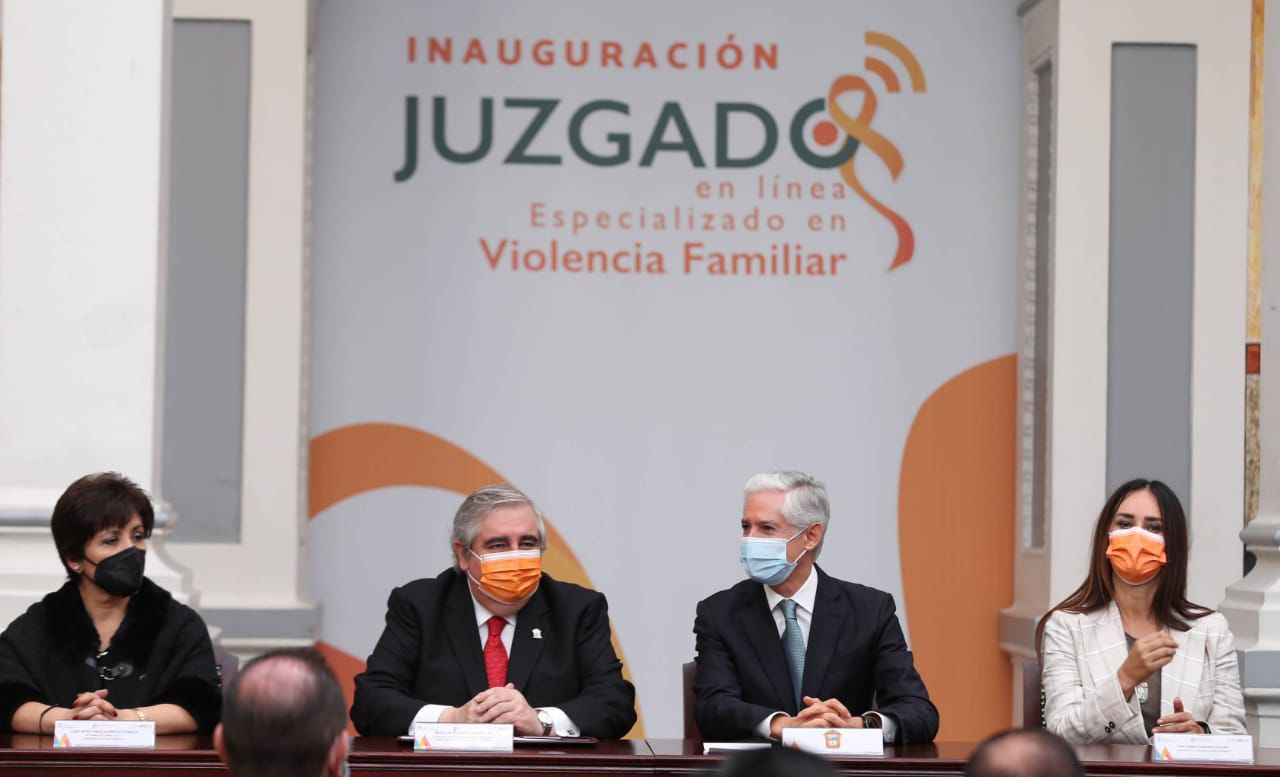 INAUGURA ALFREDO DEL MAZO EL JUZGADO EN LÍNEA ESPECIALIZADO EN VIOLENCIA FAMILIAR