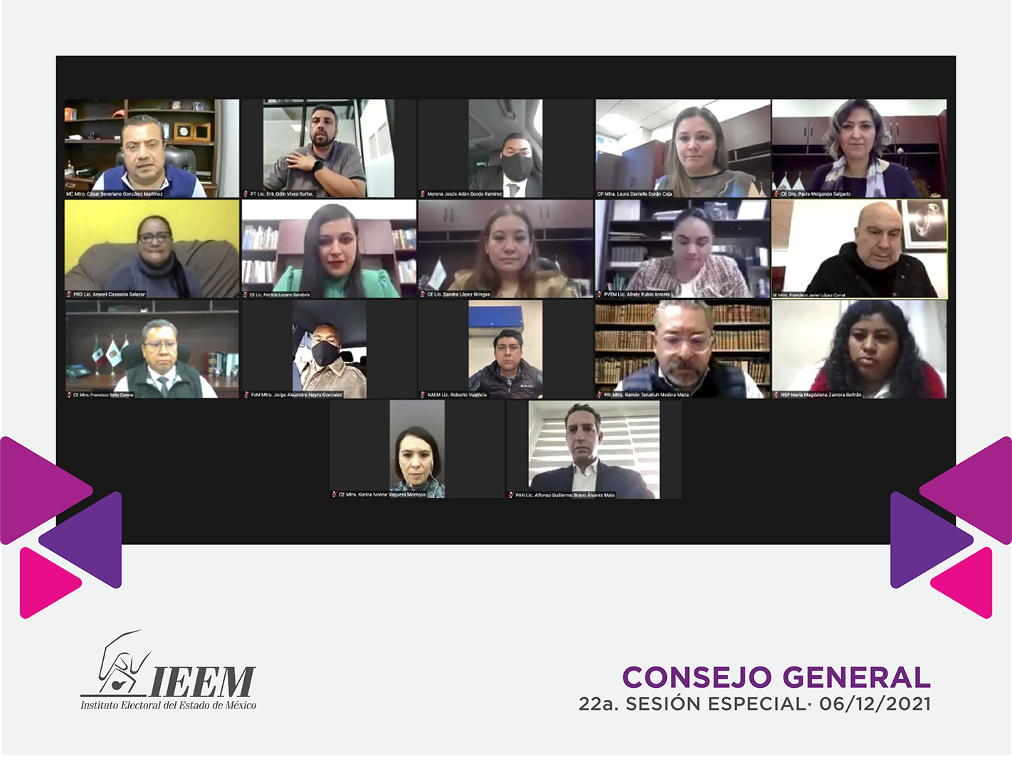 ACATA EL IEEM SENTENCIAS EMITIDAS POR LA SALA SUPERIOR DEL TRIBUNAL ELECTORAL, Y CAMBIA REGIDORES EN DOS MUNICIPIOS