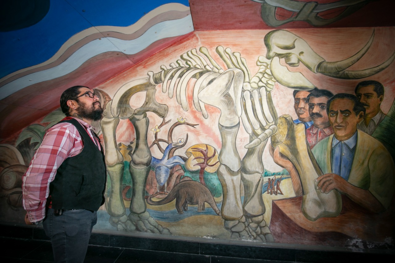 Egresados y alumnos de la UAEM participan activamente en el proyecto del Museo del Mamut, en Santa Lucía. 12-XII-2021