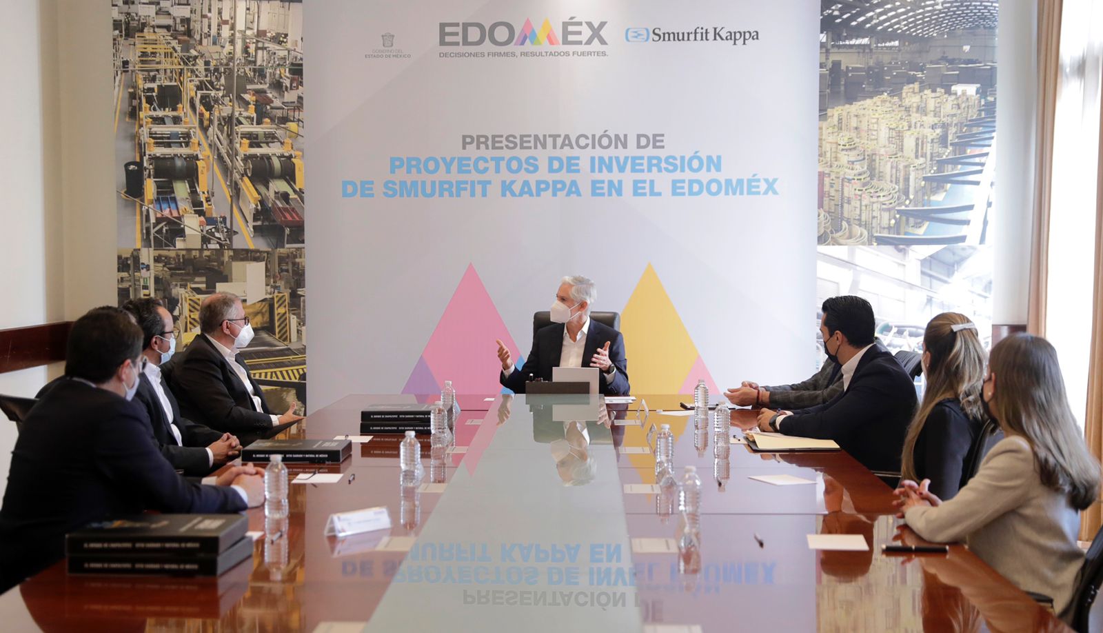 INFORMA ALFREDO DEL MAZO QUE LA EMPRESA SMURFIT KAPPA INVERTIRÁ EN EDOMÉX 300 MDD QUE PERMITIRÁN CREAR MÁS DE MIL 200 NUEVOS EMPLEOS