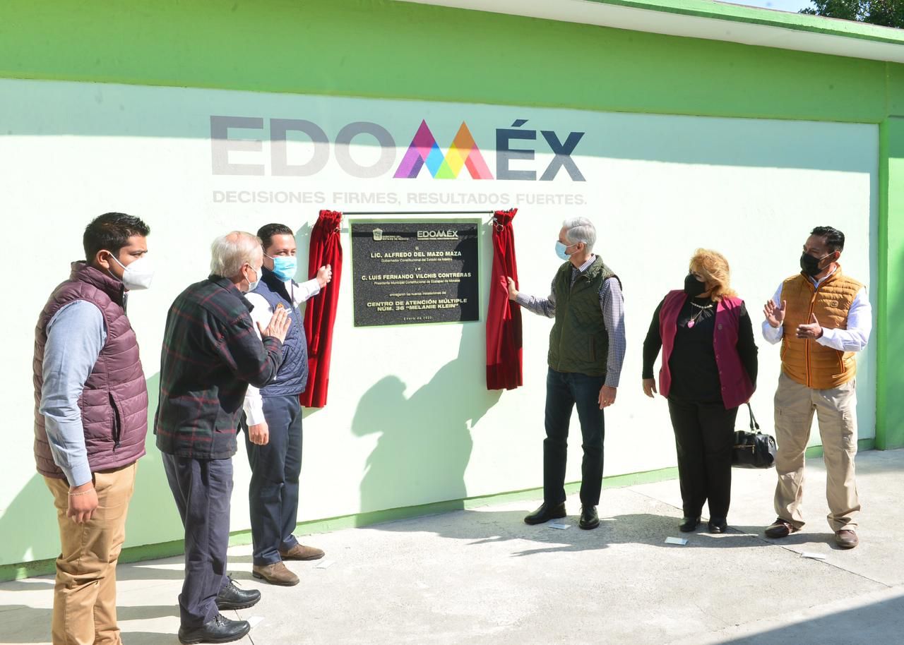 SEÑALA ALFREDO DEL MAZO QUE EN EL EDOMÉX SE REHABILITAN Y EQUIPAN LOS CENTROS DE ATENCIÓN MÚLTIPLE PARA APOYAR A LA NIÑOS Y JÓVENES CON DISCAPACIDAD