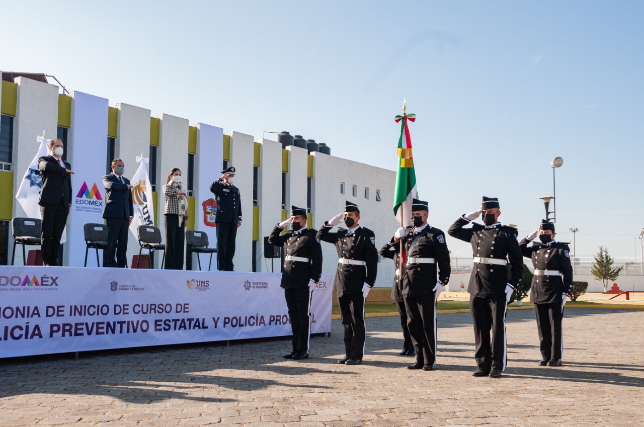 INAUGURA SECRETARÍA DE SEGURIDAD CURSOS DE FORMACIÓN INICIAL PARA POLICÍA PREVENTIVO Y POLICÍA PROCESAL