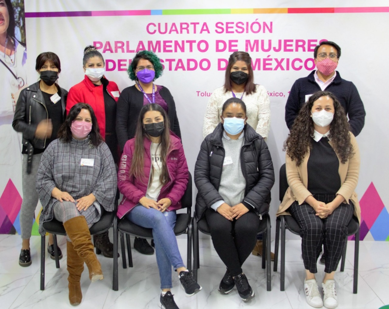 Sesiona el Parlamento de Mujeres del Estado de México 2022-01-13