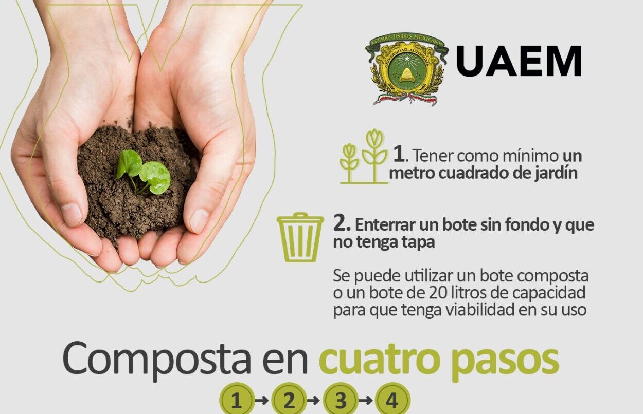 La UAEM te da la receta para hacer composta parta fertilizar tus plantas.