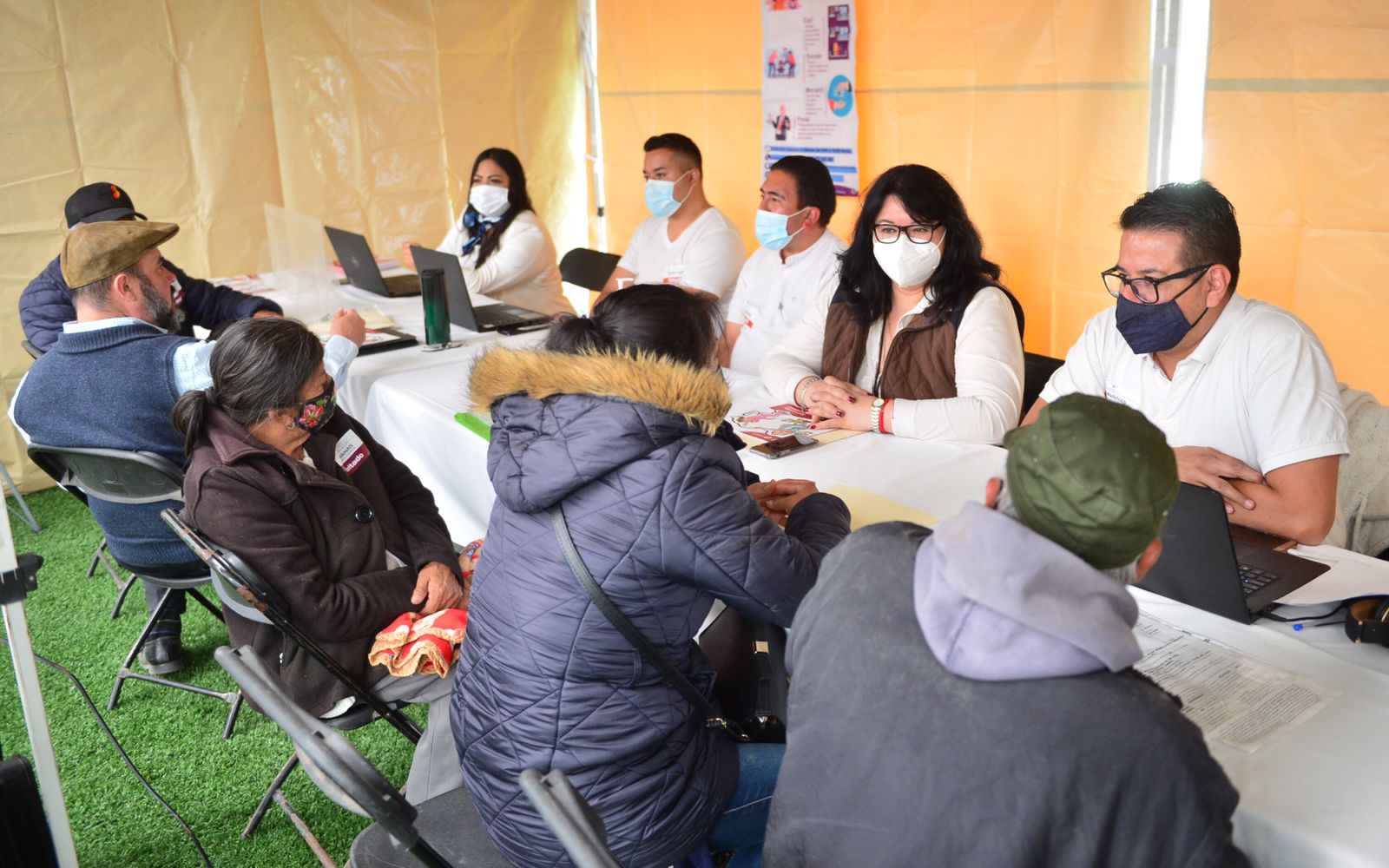 La gente puede realizar más de 90 trámites distintos en las Caravanas por la Justicia Cotidiana 2022-02-23 at 1.40.53 PM