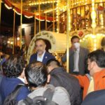El Presidente Municipal Fernando Flores asistió al encendido de juegos mecánicos tradicionales en Metepec