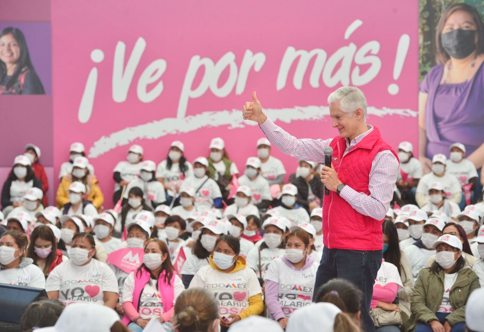 RETOMA EL GOBERNADOR ALFREDO DEL MAZO ENTREGA DEL SALARIO ROSA