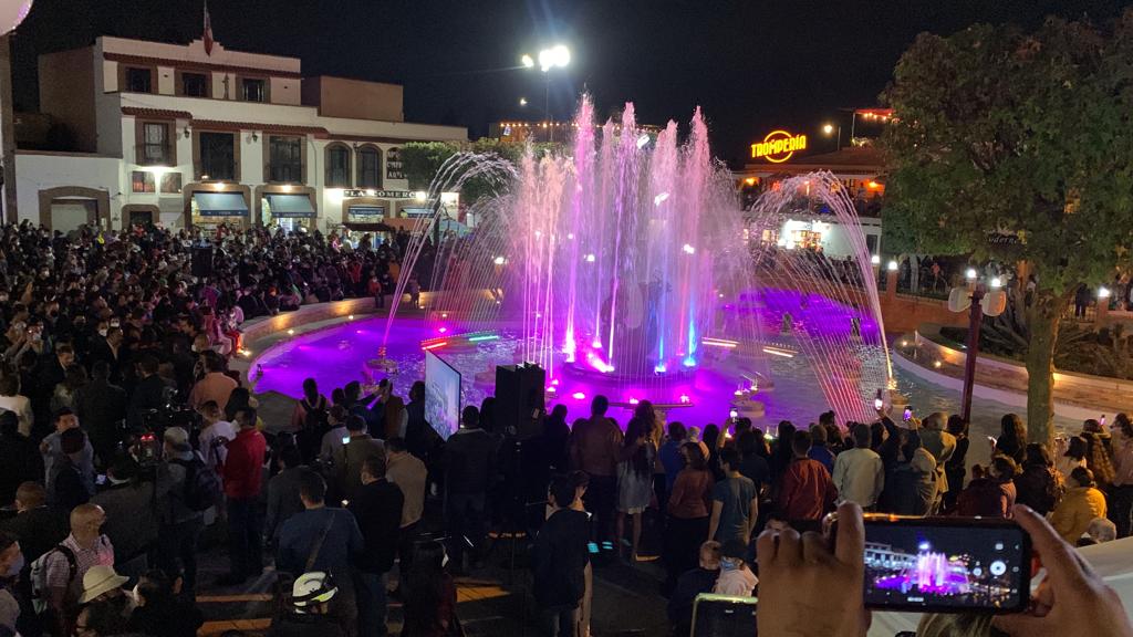 REVIVE «LA TLANCHANA» EN SU NUEVO SITIAL, EN EL CENTRO DE LA FUENTE DE LA PLAZA JUÁREZ