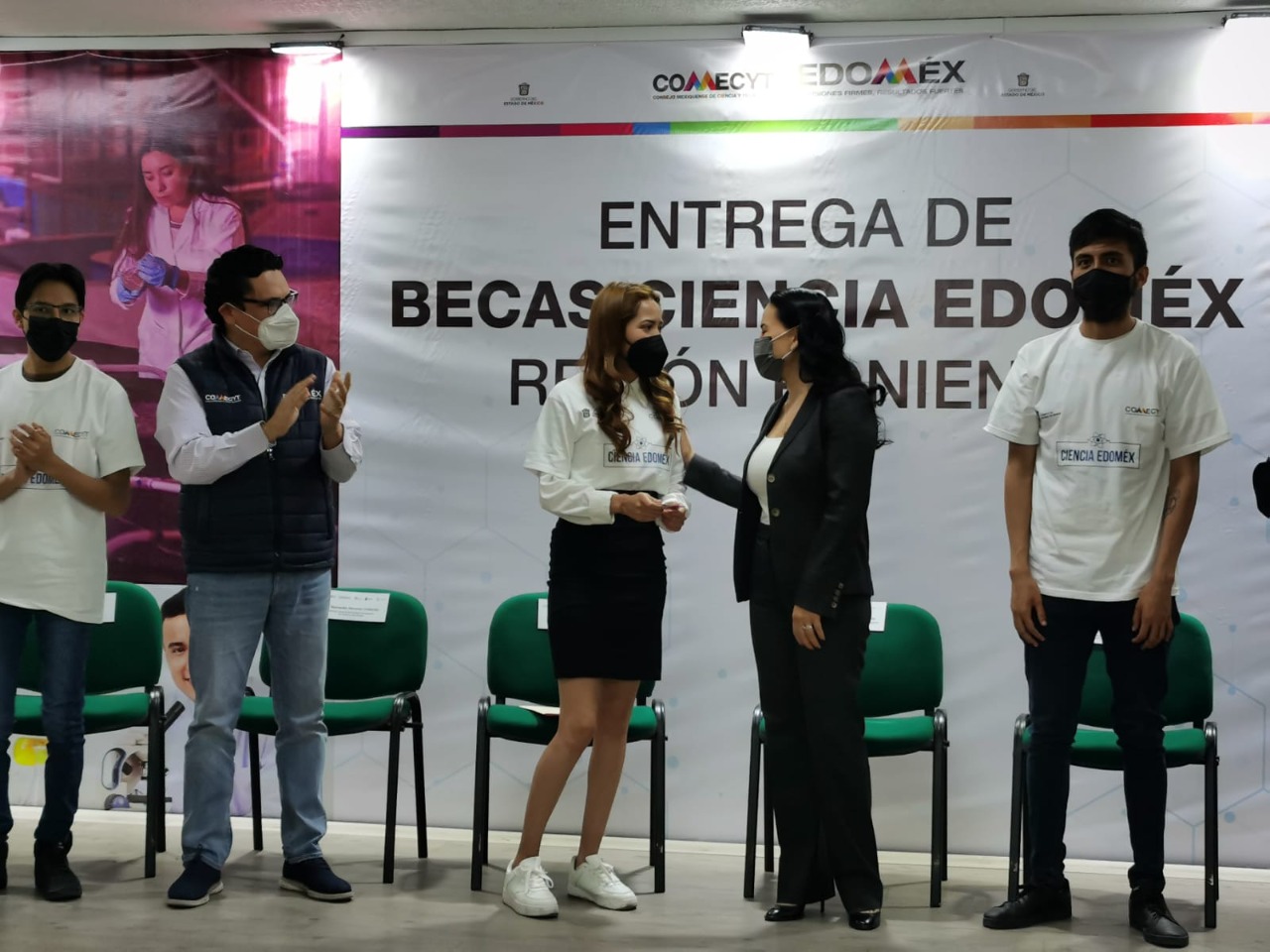 A través del COMECyT, entregó el GEM más de cinco mil becas a estudiantes universitarios. 9-VI-2022