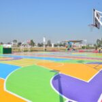 Parque recreativo en Ecatepec, con amplios espacios y canchas deportivas