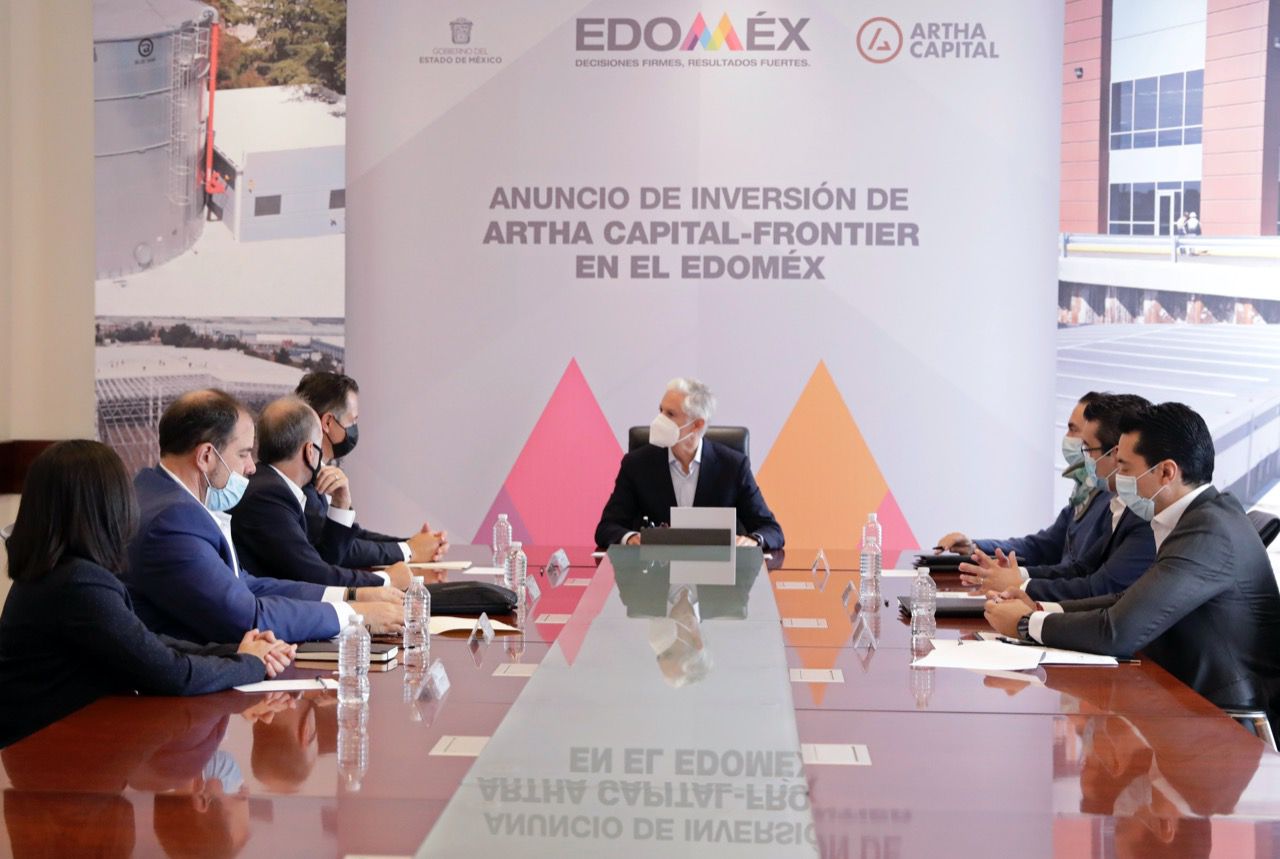 Nueva inversión para un parque industrial en el Estado de México, anunció el Gobernador Alfredo del Mazo.