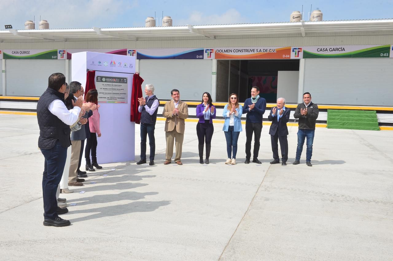 PONE EN OPERACIÓN ALFREDO DEL MAZO LA PRIMERA ETAPA DE LA CENTRAL DE ABASTOS DE TECÁMAC