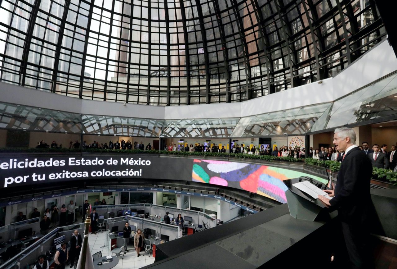 PRESENTA ALFREDO DEL MAZO LOS BONOS SOCIALES Y SUSTENTABLES CON PERSPECTIVA DE GÉNERO DEL EDOMÉX, EN LA BOLSA MEXICANA DE VALORES