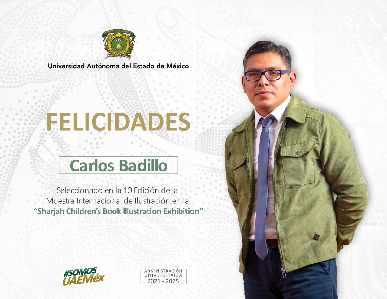 El Ilustrador Carlos Alberto Badillo, orgullo Verde y Oro.