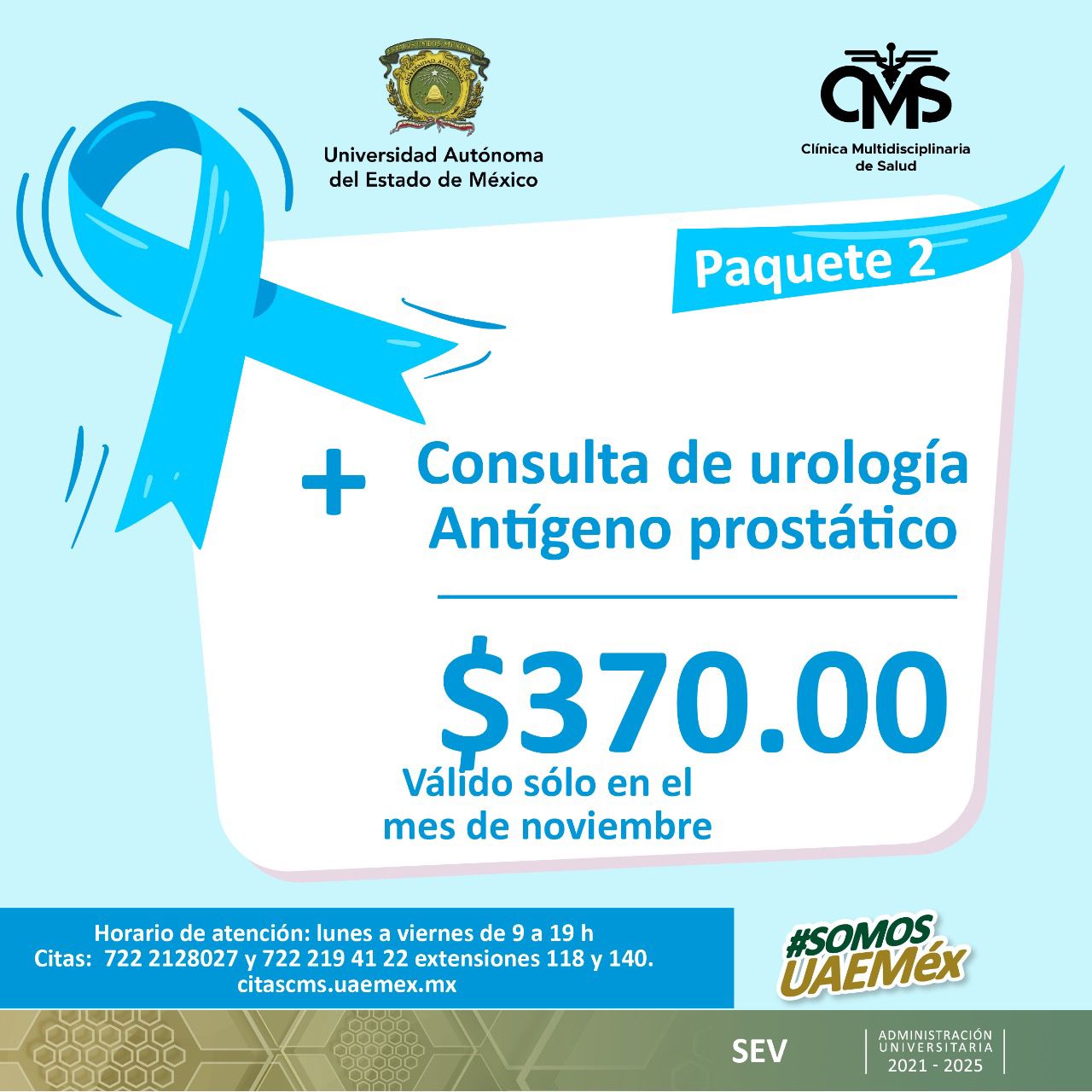 Fomenta la UAEMéx prevención del cáncer de próstata