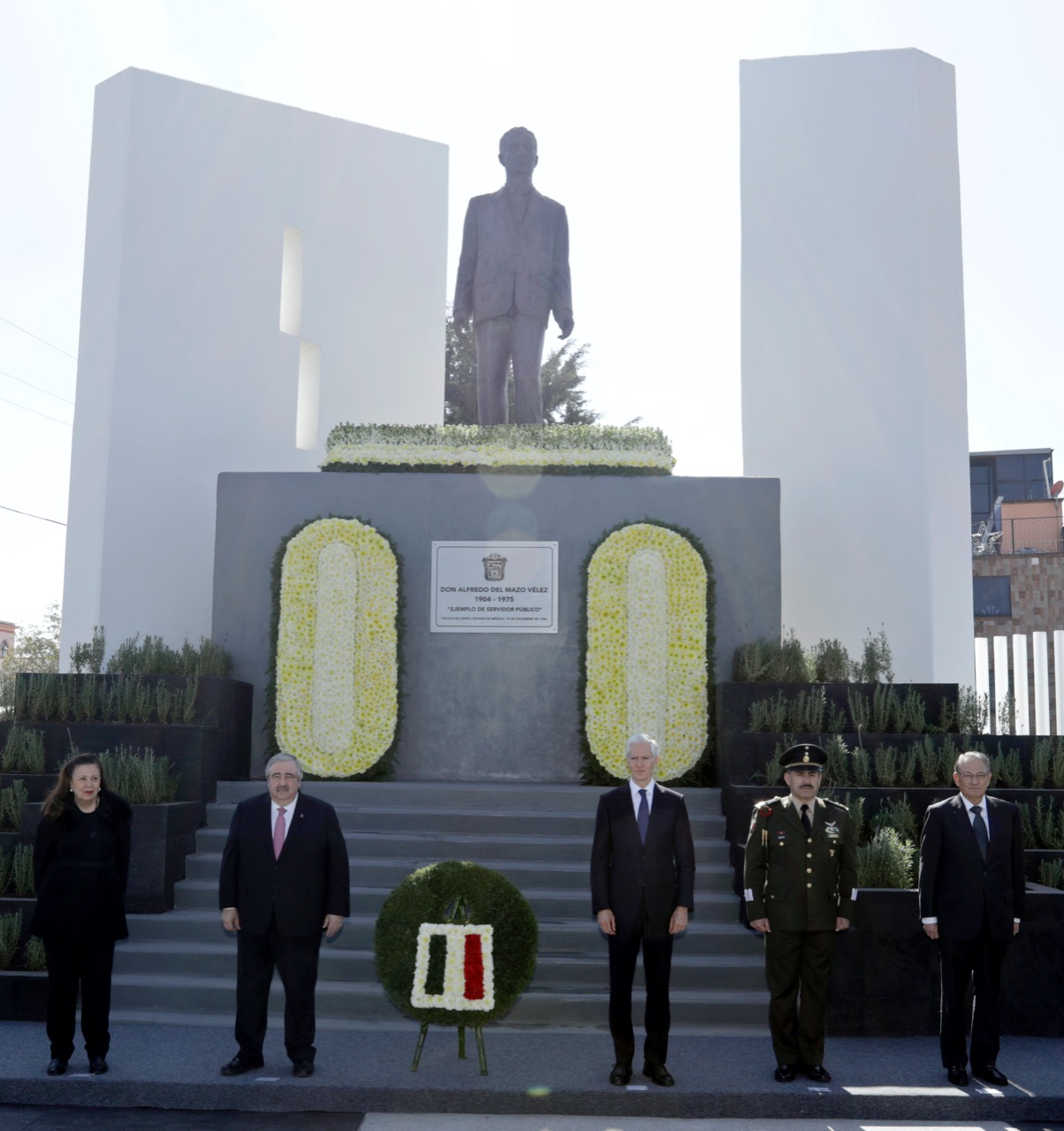 ENCABEZA MANDATARIO ESTATAL CEREMONIA POR 47 ANIVERSARIO LUCTUOSO DEL EX GOBERNADOR ALFREDO DEL MAZO VÉLEZ