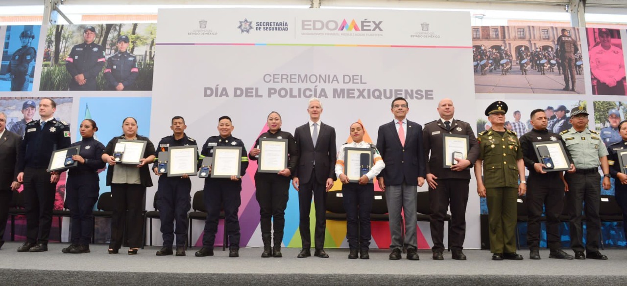 A CINCO AÑOS DE INICIAR LA ACTUAL ADMINISTRACIÓN HOY EL ESTADO DE MÉXICO TIENE UNA POLICÍA MÁS PREPARADA PARA COMBATIR A LA DELINCUENCIA: ALFREDO DEL MAZO