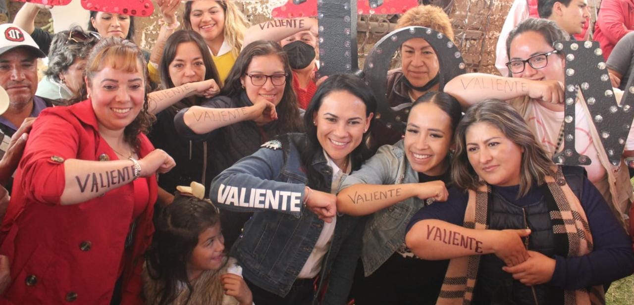 Se convierte en tendencia la palabra de Alejandra del Moral, VALIENTE, porque se trata de la Defensa del Estado de México, y del país.