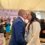El amor se desbordó en el Pueblo Mágico de Metepec, donde se casaron 230 parejas simultáneamente. 18-II-2023