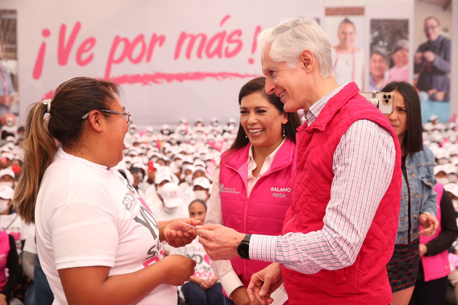 EL SALARIO ROSA ES BENEFICIO PERMANENTE PARA LAS FAMILIAS MEXIQUENES: ALFREDO DEL MAZO