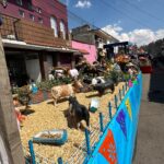 Los carros alegóricos reprodujeron escenas del campo por el Paseo de San IsidroLabrador.