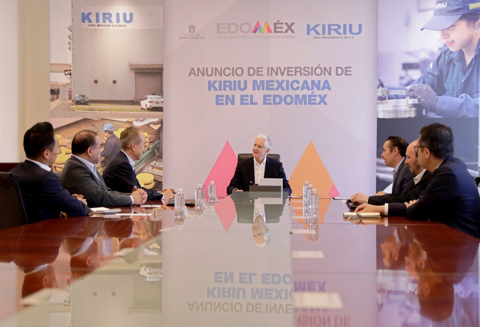 ANUNCIA ALFREDO DEL MAZO QUE LA EMPRESA KIRIU AMPLIARÁ SU INVERSIÓN EN SU PLANTA DE LERMA