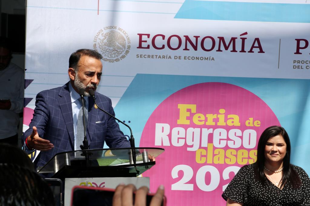 Anunció el Presidente Municipal de Metepec, Fernando Flores, la realización de la Feria Regreso a Clases, a partir del día 18.